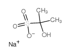 2-Hydroxy-2-propanesulfonic acid monosodium salt Structure