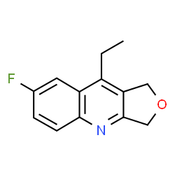 Furo[3,4-b]quinoline, 9-ethyl-7-fluoro-1,3-dihydro- (9CI) Structure