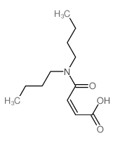 (Z)-3-(dibutylcarbamoyl)prop-2-enoic acid结构式