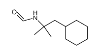 N-(1,1-Dimethyl-2-cyclohexylaethyl)-formamid结构式