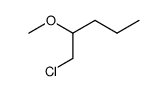 (1-chloromethyl-butyl)-methyl ether Structure
