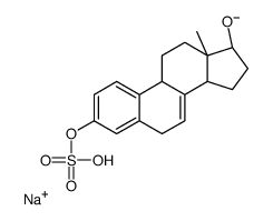17α-二氢马烯雌酮 3-硫酸酯结构式