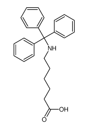 6-(tritylamino)hexanoic acid结构式