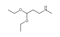 3,3-diethoxy-N-methylpropan-1-amine Structure
