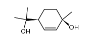 4-hydroxy-alpha,alpha,4-trimethylcyclohex-2-ene-1-methanol结构式