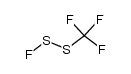 fluoro(trifluoromethyl)disulfane结构式