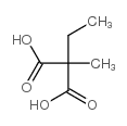 Malonic acid, ethylmethyl-结构式