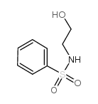 N-(2-羟基乙基)苯磺酰胺结构式