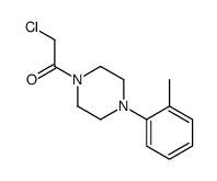 2-氯-1-(4-邻甲苯哌嗪-1-基)乙酮结构式