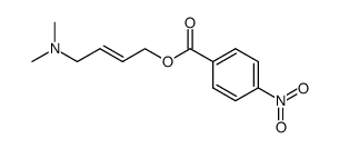 4-Nitro-benzoic acid (E)-4-dimethylamino-but-2-enyl ester Structure
