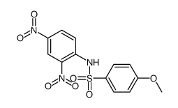 N-(2,4-dinitrophenyl)-4-methoxybenzenesulfonamide Structure
