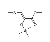 methyl 3-trimethylsilyl-2-trimethylsilyloxyprop-2-enoate结构式