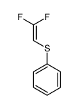 2,2-difluoroethenylsulfanylbenzene结构式