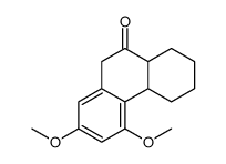 2,4-dimethoxy-5,6,7,8,8a,10-hexahydro-4bH-phenanthren-9-one结构式