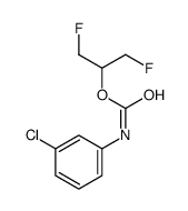 1,3-difluoropropan-2-yl N-(3-chlorophenyl)carbamate Structure