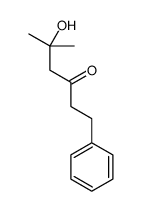5-hydroxy-5-methyl-1-phenylhexan-3-one Structure