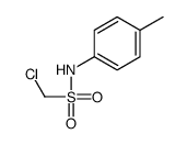1-chloro-N-(4-methylphenyl)methanesulfonamide Structure