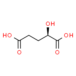 2-Hydroxyglutaric Acid结构式