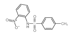 Benzenesulfonamide,4-methyl-N-(2-nitrophenyl)-结构式