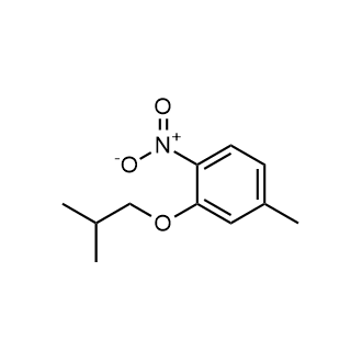 2-异丁氧基-4-甲基-1-硝基苯结构式