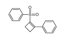 [2-(benzenesulfonyl)cyclobuten-1-yl]benzene结构式