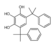 4,6-bis(2-phenylpropan-2-yl)benzene-1,2,3-triol结构式
