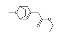 ethyl 2-(8-methyl-8-azabicyclo[3.2.1]oct-3-en-3-yl)acetate结构式