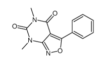 5,7-dimethyl-3-phenyl-[1,2]oxazolo[3,4-d]pyrimidine-4,6-dione Structure