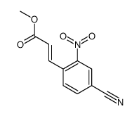 methyl 3-(4-cyano-2-nitrophenyl)prop-2-enoate Structure