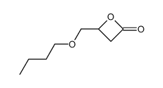 4-(n-butoxymethyl)-β-propiolactone Structure