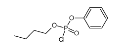 Chlorophosphoric Acid Butyl Phenyl Ester Structure