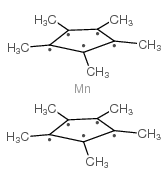 双(五甲基环戊二烯基)锰结构式