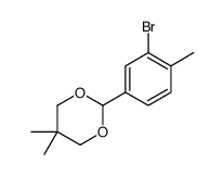 2-(3-bromo-4-methylphenyl)-5,5-dimethyl-1,3-dioxane结构式