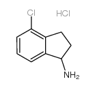 4-氯-2,3-二氢-1H-茚-1-胺盐酸盐结构式