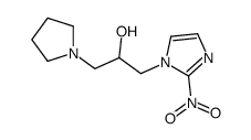 1-(2-nitroimidazol-1-yl)-3-pyrrolidin-1-ylpropan-2-ol Structure