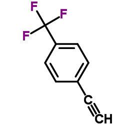 4-乙炔基-α,α,α-三氟甲苯结构式