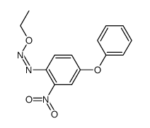 syn-2-Nitro-4-phenoxyphenylazoethylether Structure