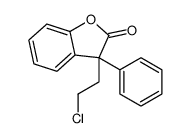 Benzofuranone, 3-(2-chloroethyl)-3-phenyl-2(3H)-,结构式