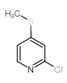 2-氯-4-甲硫基吡啶结构式