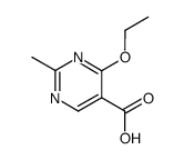 2-methyl-4-ethoxy-5-pyrimidinyl carboxylic acid结构式