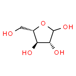 L-Arabinofuranose(9CI) Structure