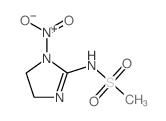 N-(1-nitro-4,5-dihydroimidazol-2-yl)methanesulfonamide Structure