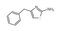 4-苄基-1,3-噻唑-2-胺结构式