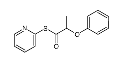 S-(pyridin-2-yl) 2-phenoxypropanethioate结构式