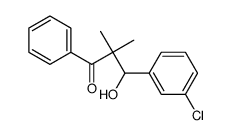 3-(3-chlorophenyl)-3-hydroxy-2,2-dimethyl-1-phenylpropan-1-one结构式