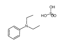 N,N-diethyl-N-phenylammonium hydrogen sulfate Structure