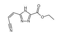 ethyl (Z)-5-(2-cyanovinyl)-4H-1,2,4-triazole-3-carboxylate Structure