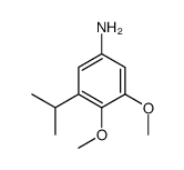Aniline, 3-isopropyl-4,5-dimethoxy- (4CI) Structure