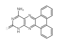 Phenanthro[9,10-g]pteridine-11-thiol, 13-amino- Structure