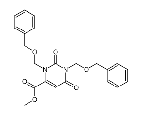 methyl N1,N3-dibenzyloxymethyl-orotate结构式